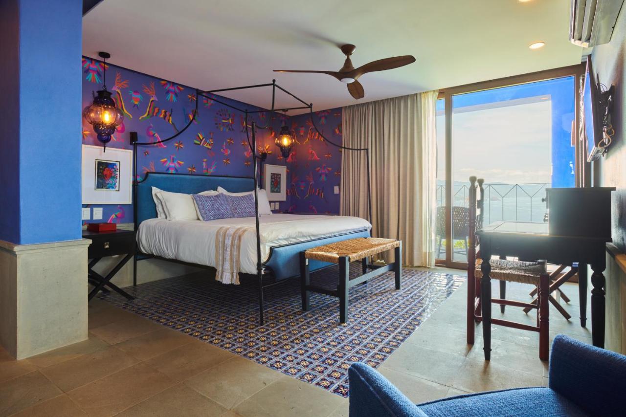 Hotel Luxury Patio Azul (Adults Only) Puerto Vallarta Exterior photo A bedroom at the hotel
