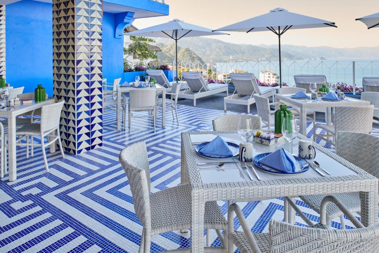 Hotel Luxury Patio Azul (Adults Only) Puerto Vallarta Exterior photo The rooftop bar at the hotel